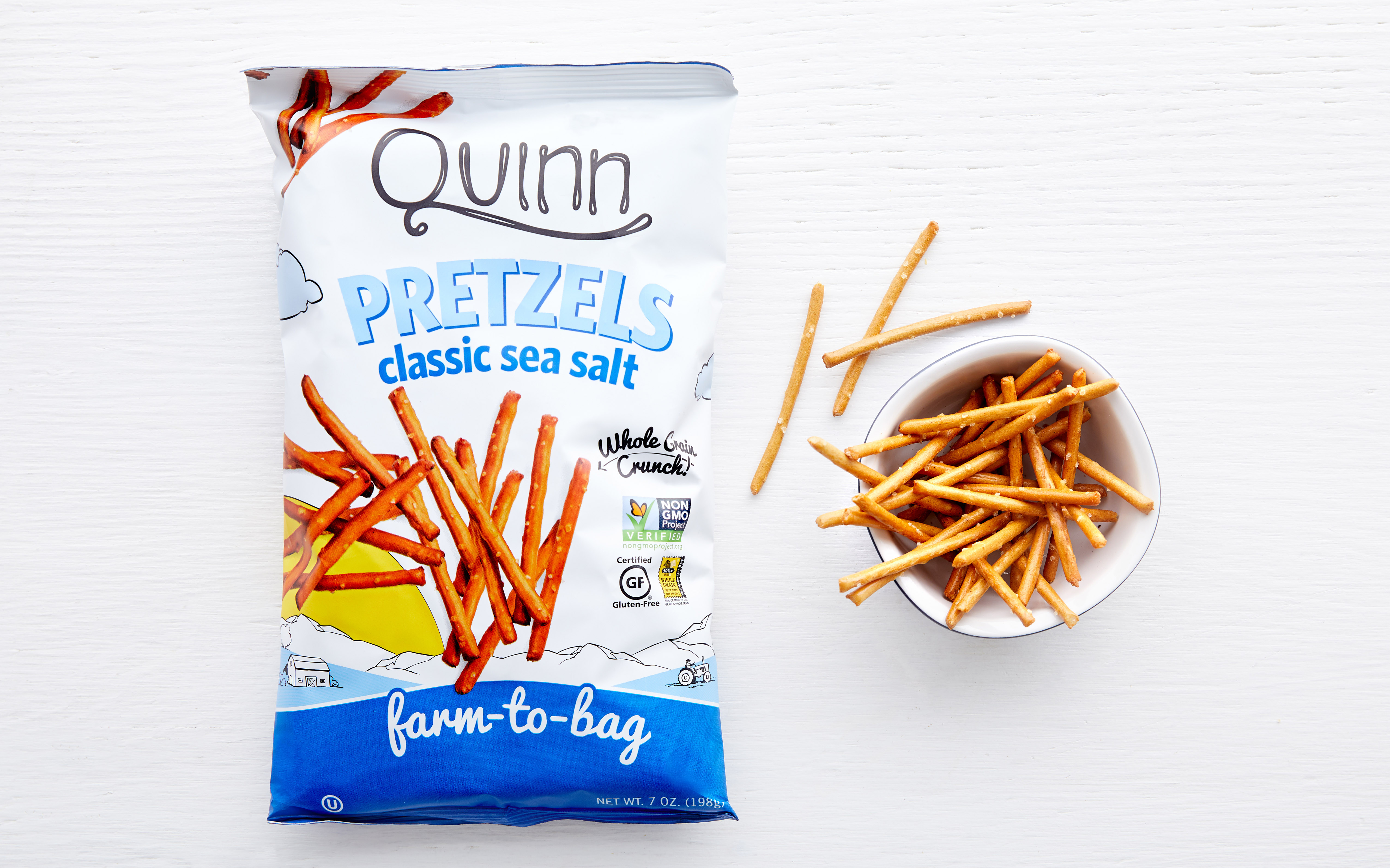 Classic Sea Salt Pretzels (GlutenFree) Quinn Snacks SF Bay Good Eggs